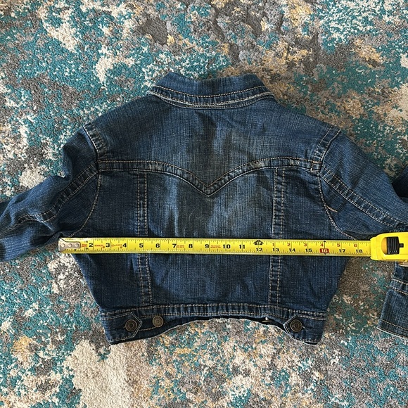Stretchy cropped denim jacket - Picture 6 of 6